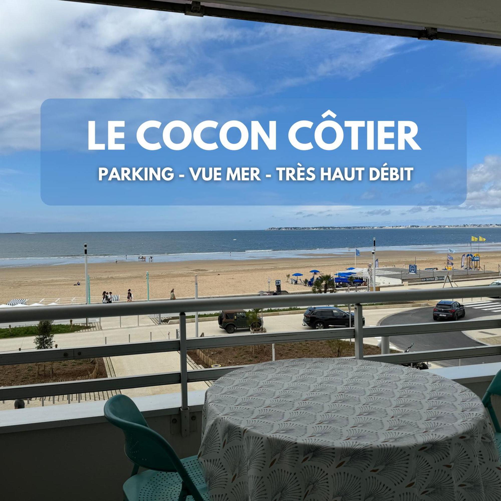 Cocon Cotier - Vue Sur Mer - Parking - Proche De La Thalasso - Terrasse Lägenhet Pornichet Exteriör bild